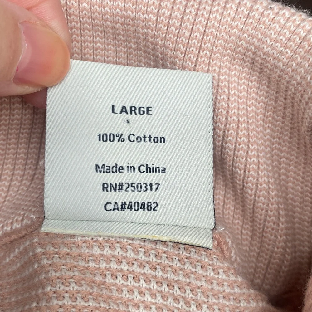 Varley Maceo Blush Cowl Neck Sweater - Large - Picture 8 of 10